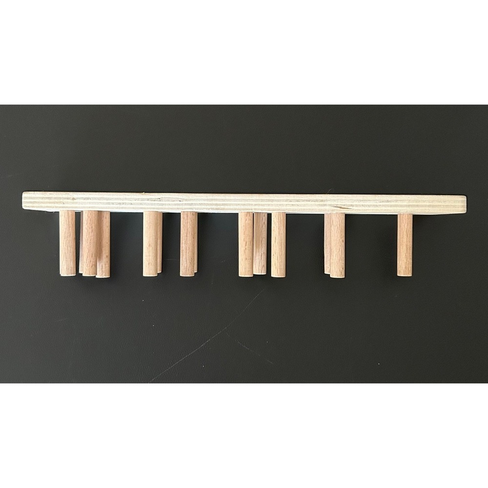 Wooden Shape Sorter Stacking Toy Geometric Blocks Montessori Educational Toddler - Picture 4 of 9
